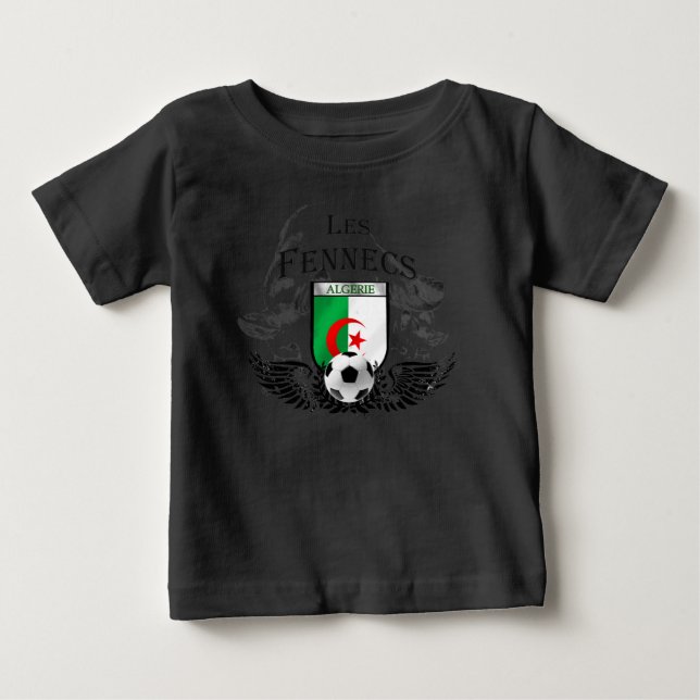 Les Fennecs 2014 Algeria football Baby grow gift T-Shirt (Front)