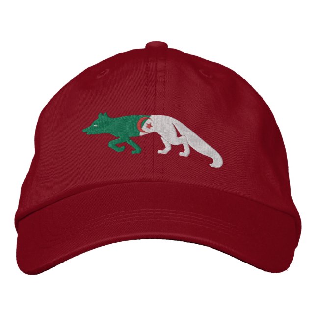 Les Fennecs Algeria flag embroidered Cap (Front)