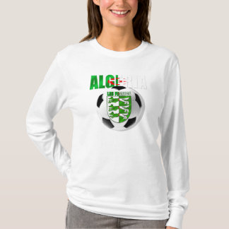 Les Fennecs Algeria flag soccer ball shield gifts T-Shirt