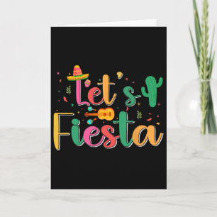 Le's Fiesta Cinco De Mayo Family Matching Mexican Card