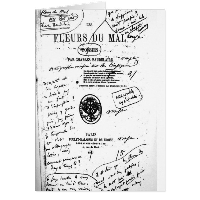 Les Fleurs du Mal 2 - Baudelaire  (Front)