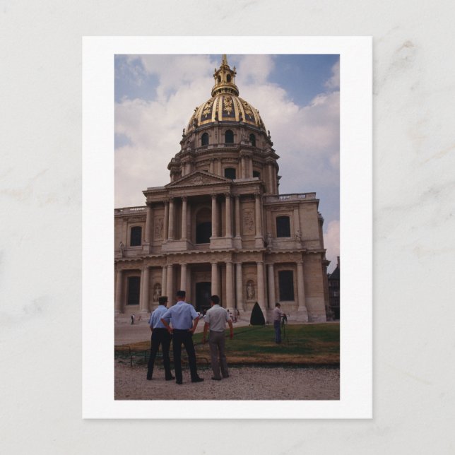 Les Invalides, France Postcard (Front)
