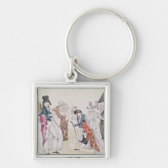Les Invisibles', c.1807 Key Ring (Front)