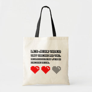 Les jeux vidéo ont gâché ma vie tote bag