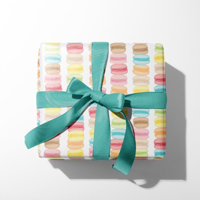 Les Macarons by Origami Prints Wrapping Paper (Creator Uploaded)