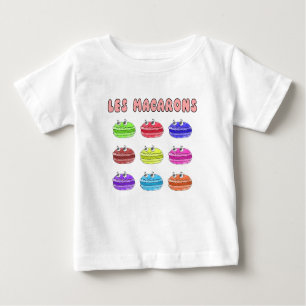 Les Macarons Cute Cartoon Baby T-Shirt