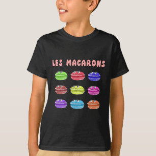Les Macarons Cute Cartoon T-Shirt