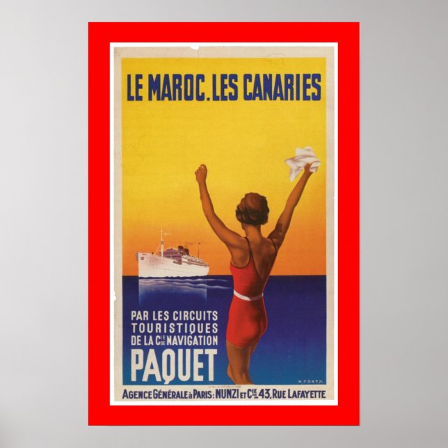 Les Maroc, Les Canaries - Paquet Poster (Front)
