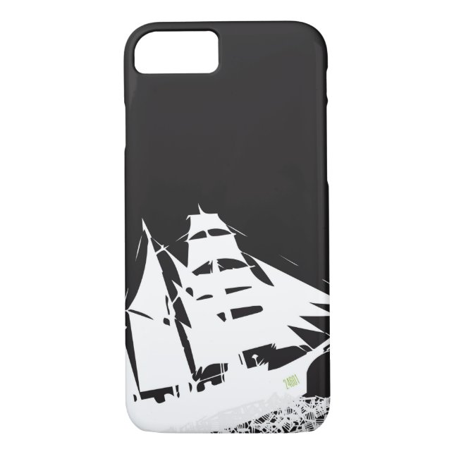 Les Mis Ship Silhouette Case (Back)