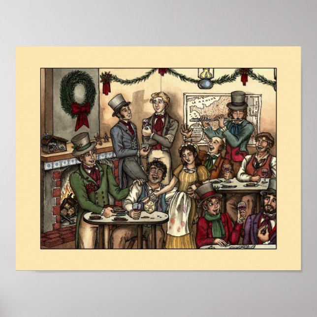 Les Misérables Love: Les Amis Christmas Poster (Front)