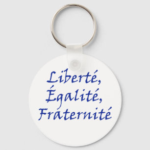 Les Misérables Love: Liberté, Égalité, Fratern Key Ring