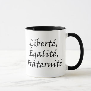 Les Misérables Love: Liberté, Égalité, Fraternité Mug
