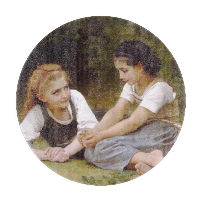 Les Noisettes: Young Girls Collecting Hazelnuts Cutting Board (Front)