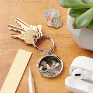 Les Noisettes: Young Girls Collecting Hazelnuts Key Ring