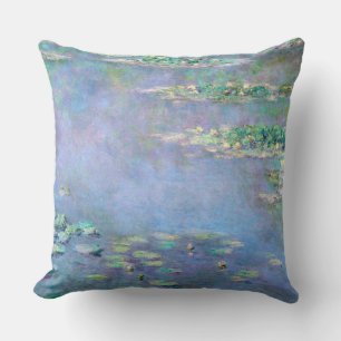 Les Nympheas Water Lilies 1906 Monet Fine Art Cushion