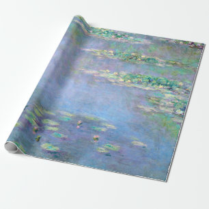 Les Nympheas Water Lilies Claude Monet Fine Art Wrapping Paper