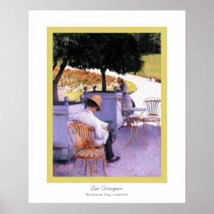Les Orangers~ Gustave Caillebotte Poster