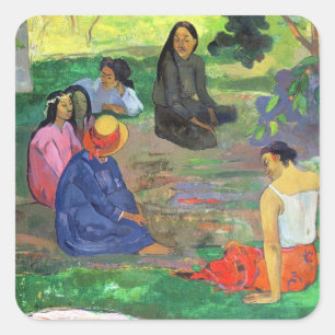 Les Parau Parau (The Gossipers) Square Sticker