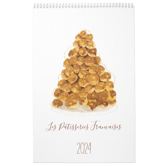 Les Pâtisseries Françaises  Calendar (Cover)