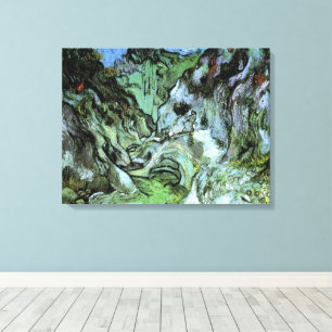 Les Peiroulets Ravine by Vincent van Gogh Canvas Print