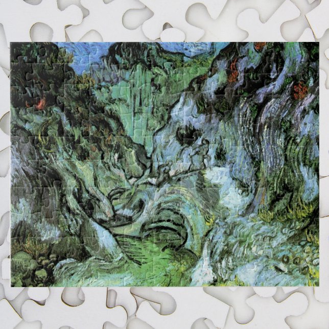Les Peiroulets Ravine by Vincent van Gogh Jigsaw Puzzle (Creator Uploaded)