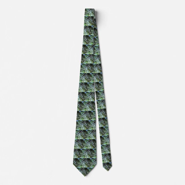 Les Peiroulets Ravine by Vincent van Gogh Tie (Front)