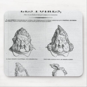 Les Poires, caricature of King Louis-Philippe Mouse Pad