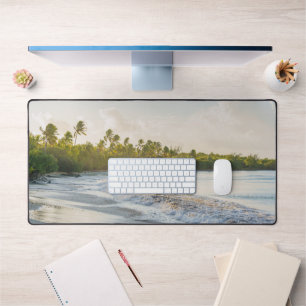Les Salines beach Martinique Scenic travel Desk Mat