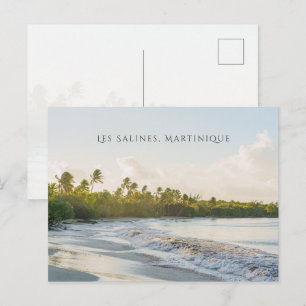 Les Salines beach Martinique Scenic travel Postcard