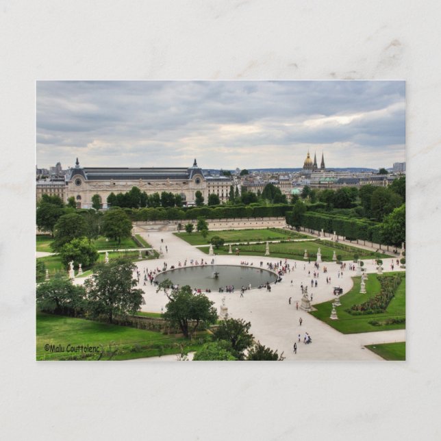 Les Tuileries (Gardens) Postcard (Front)