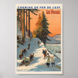 Les Vosges France Vintage Poster 1912