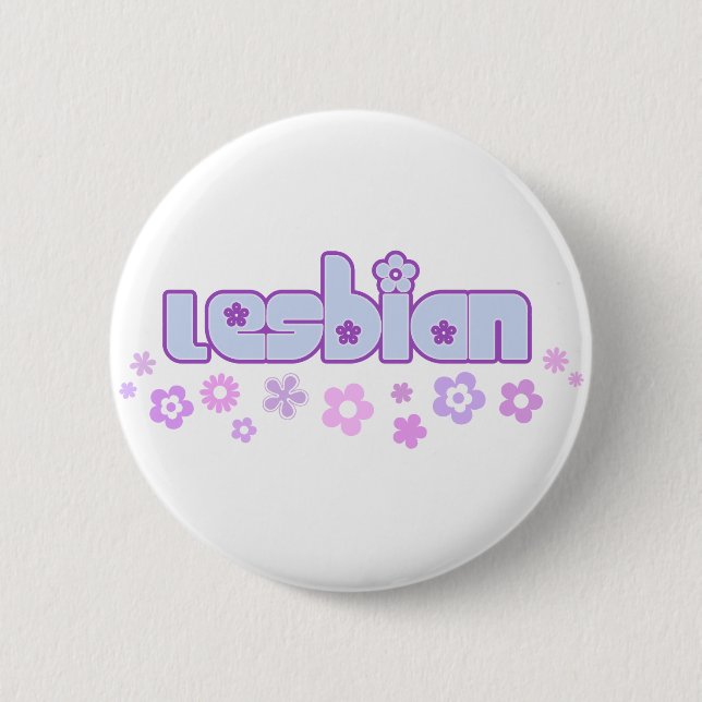 Lesbian 6 Cm Round Badge (Front)