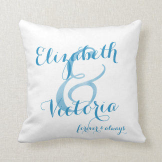 Lesbian Blue Hold Me Tight Personalised Cushion