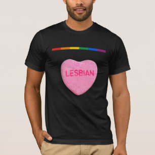 Lesbian Candy Heart T-Shirt