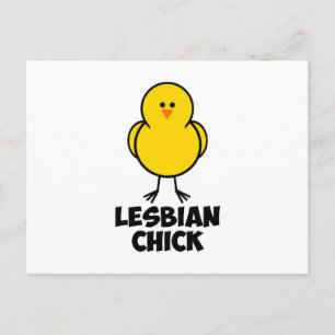 Lesbian Chick Postcard