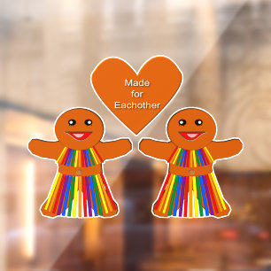 Lesbian Christmas Gingerbread Ladies Couple