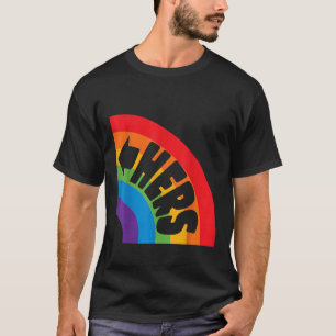 Lesbian Couples Matching Gay Pride LGBT Rainbow Fu T-Shirt