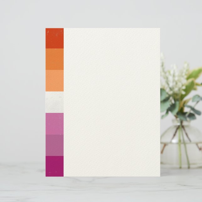 Lesbian Custom Letterhead (Standing Front)