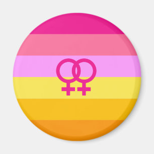 Lesbian Dawn Pride WLW Magnet