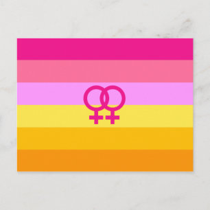Lesbian Dawn Pride WLW Postcard