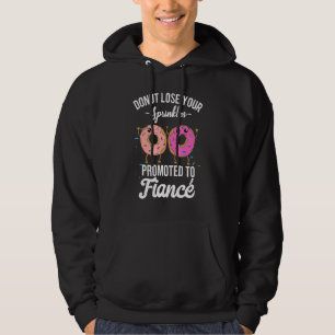 Lesbian Engagement Announcement Donut Promoted to Hoodie