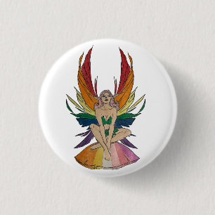 Lesbian Faerie 3 Cm Round Badge