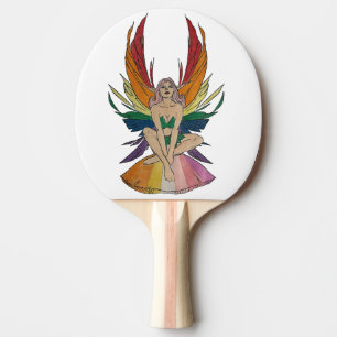 Lesbian Faerie Ping Pong Paddle