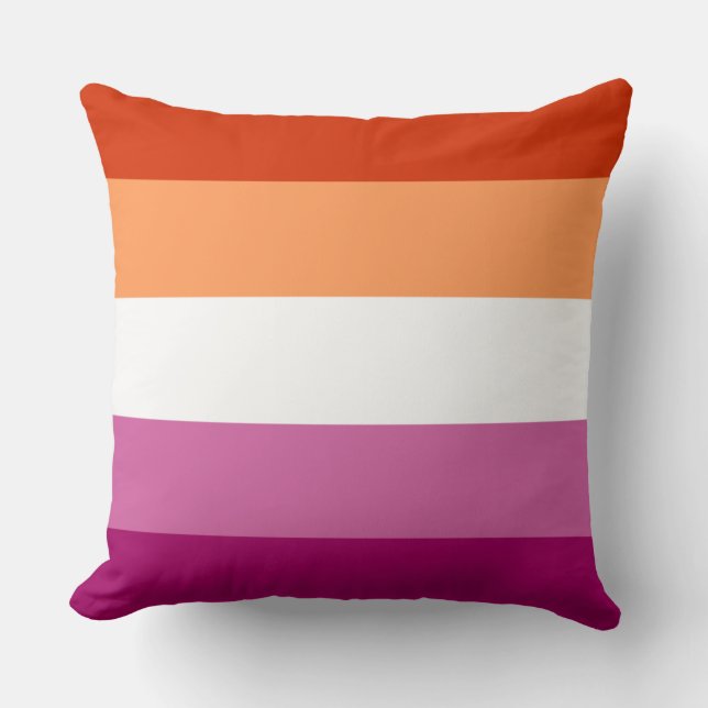Lesbian Flag 20 x 20 Cushion (Front)
