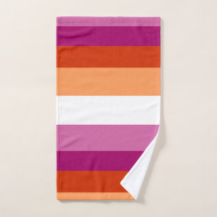 Lesbian Flag Hand Towel