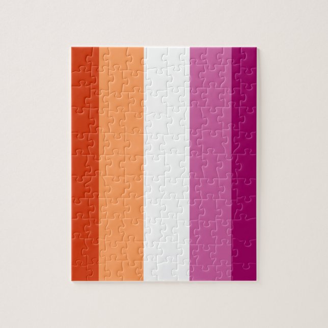 Lesbian Flag Jigsaw Puzzle (Vertical)