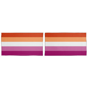Lesbian Flag King Pillow Case