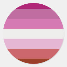 lesbian flag stickers