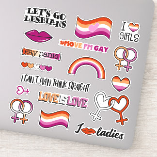 Lesbian Flag Venus Symbol