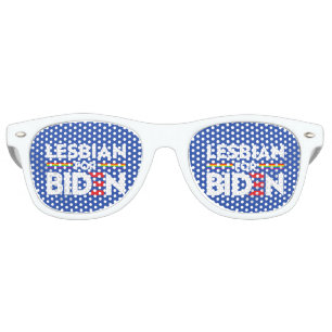 LESBIAN FOR JOE BIDEN RETRO SUNGLASSES